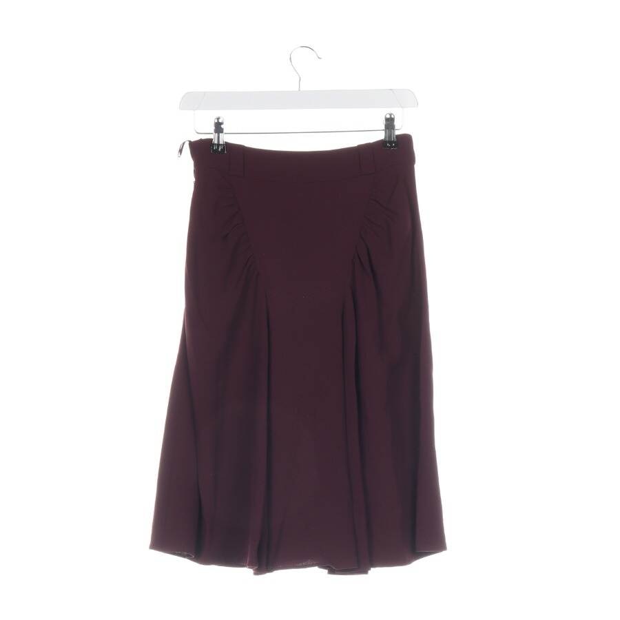 Image 2 of Skirt 34 Bordeaux in color Red | Vite EnVogue