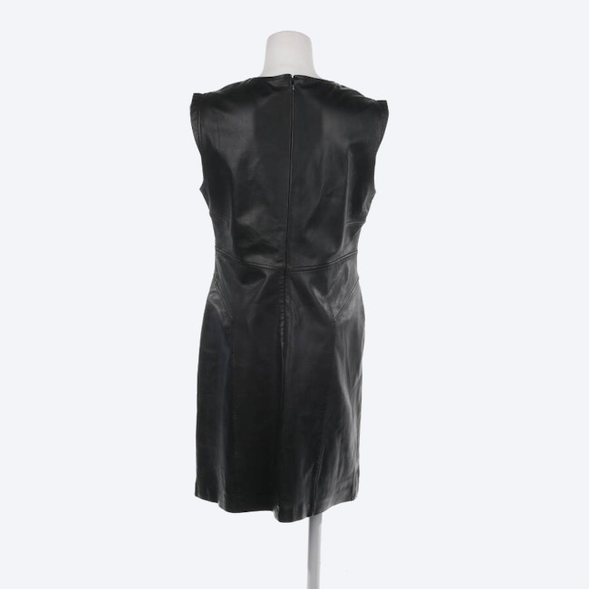 Image 2 of Leather Dress 42 Black in color Black | Vite EnVogue