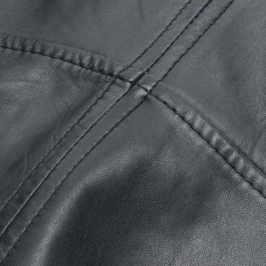 Image 3 of Leather Dress 42 Black in color Black | Vite EnVogue