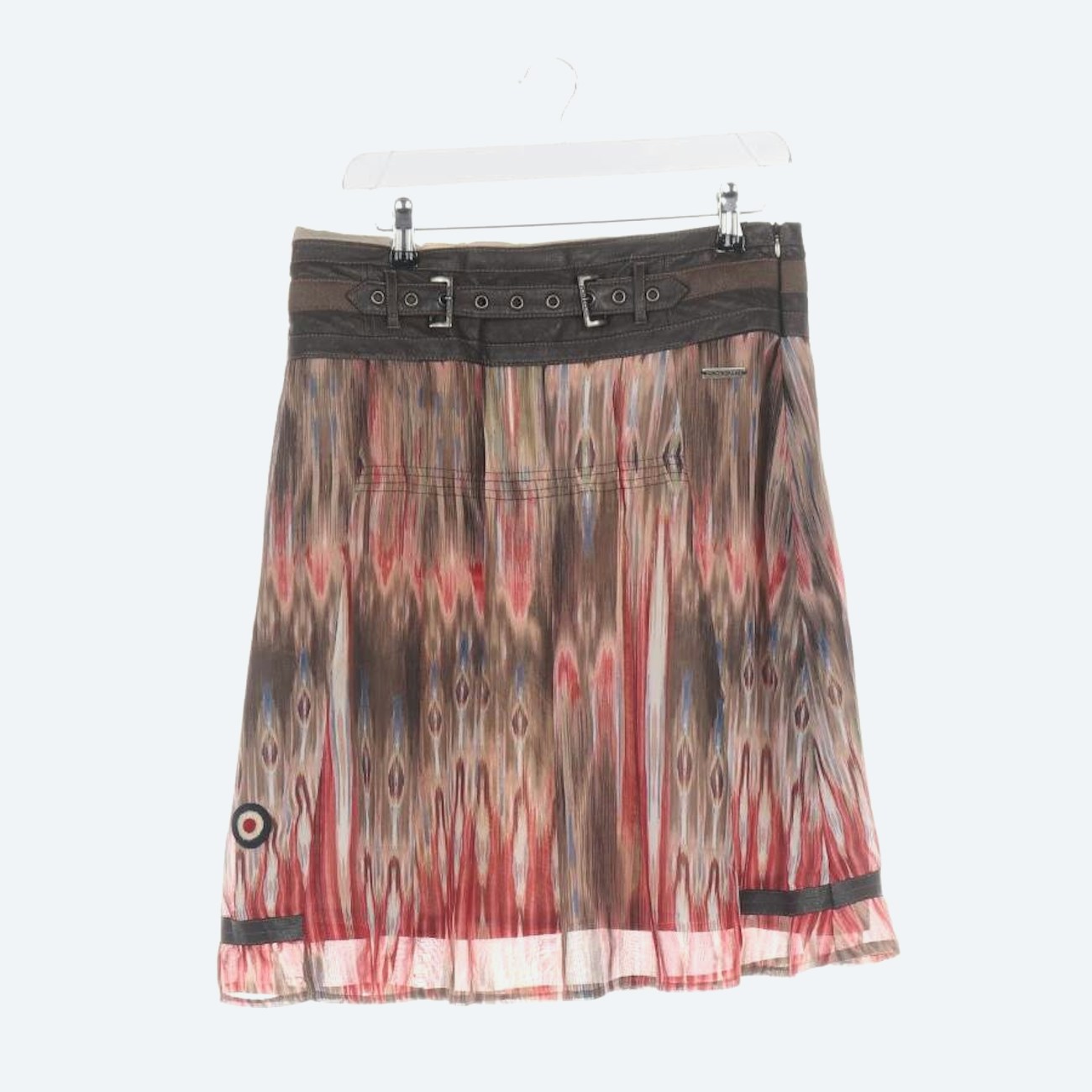 Image 1 of Leather Skirt 40 Multicolored in color Multicolored | Vite EnVogue