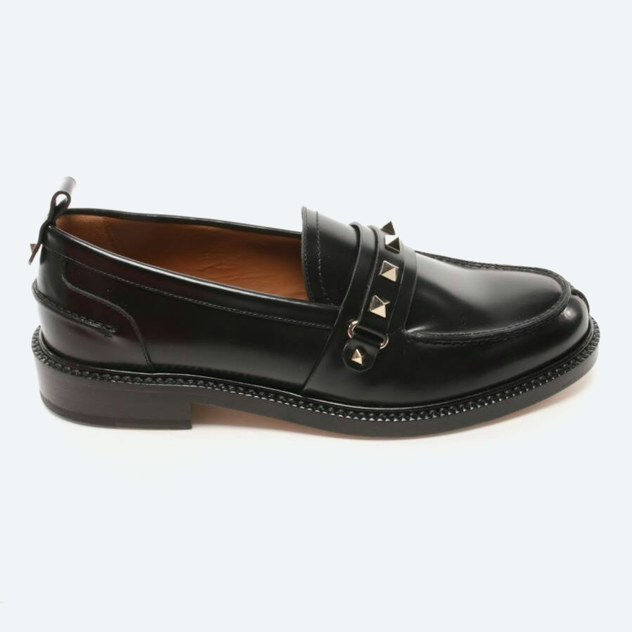 Image 1 of Rockstud Loafers EUR38 Black in color Black | Vite EnVogue
