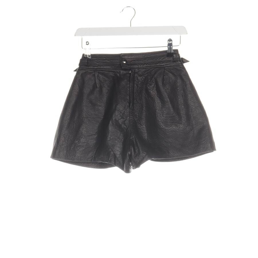 Image 1 of Leather Shorts 36 Black in color Black | Vite EnVogue