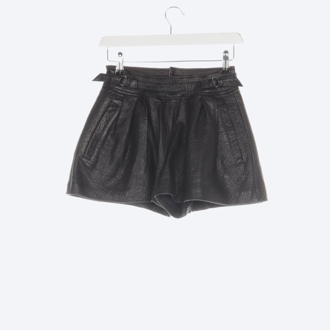 Image 2 of Leather Shorts 36 Black in color Black | Vite EnVogue