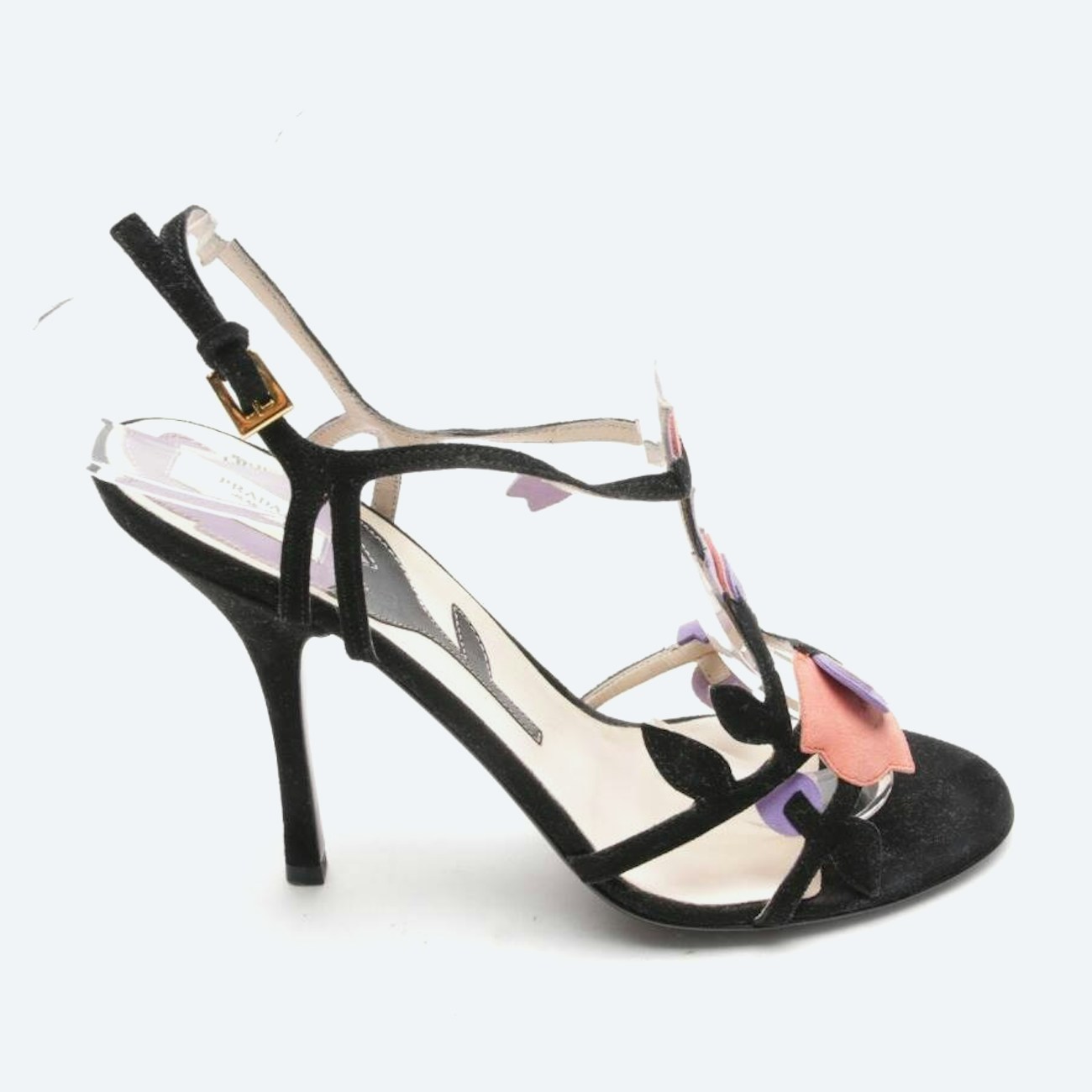 Image 1 of Heeled Sandals EUR38 Multicolored in color Multicolored | Vite EnVogue