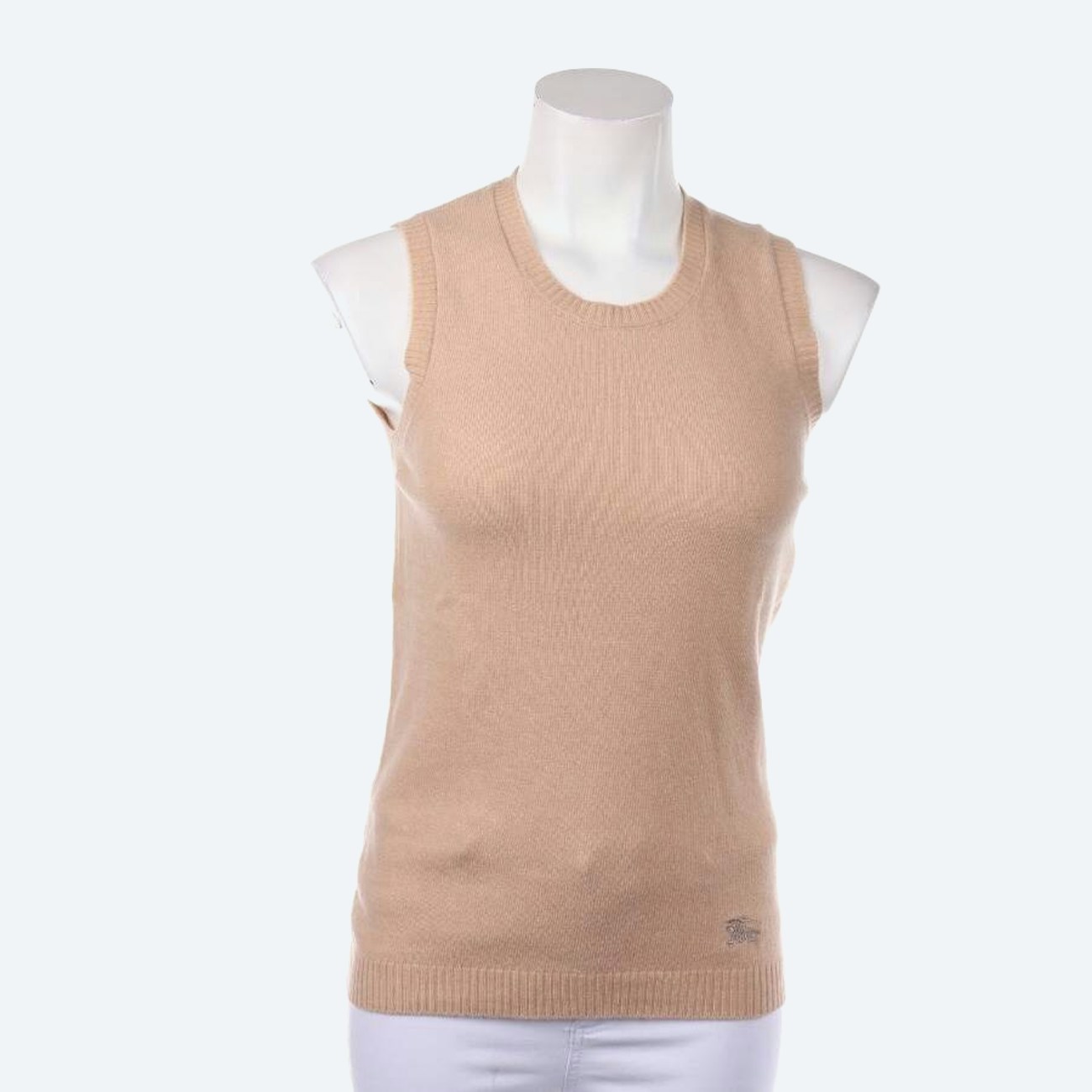 Image 1 of Wool Vest S Light Brown in color Brown | Vite EnVogue