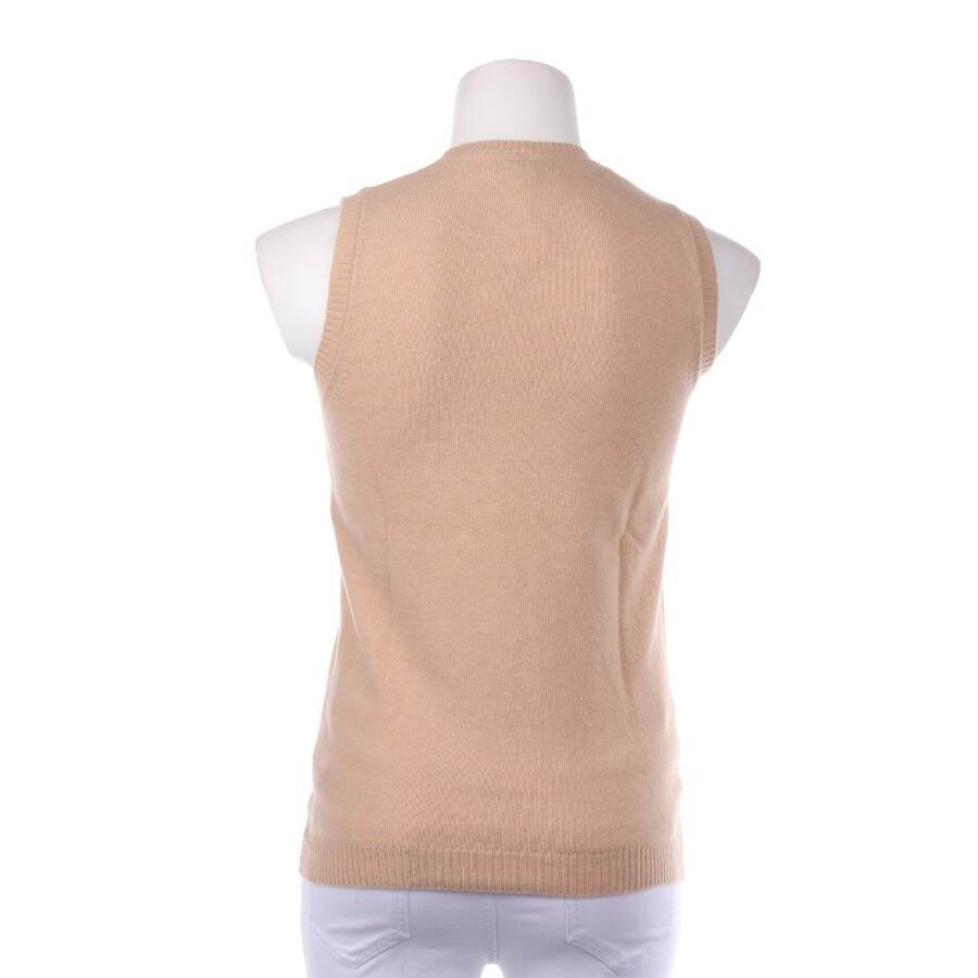 Image 2 of Wool Vest S Light Brown in color Brown | Vite EnVogue