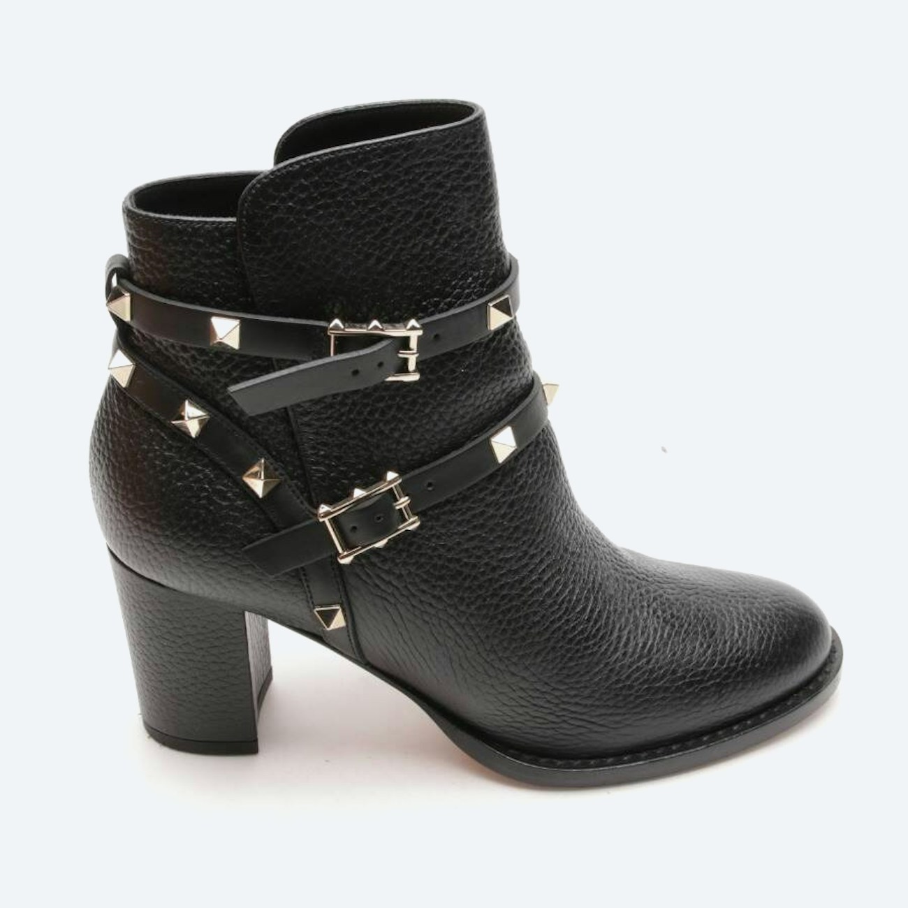 Image 1 of Rockstud Ankle Boots EUR 36.5 Black in color Black | Vite EnVogue