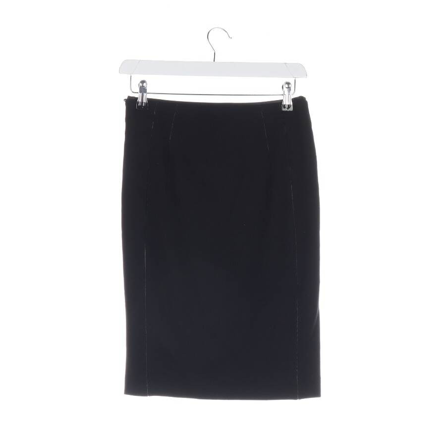 Image 2 of Skirt 34 Black in color Black | Vite EnVogue