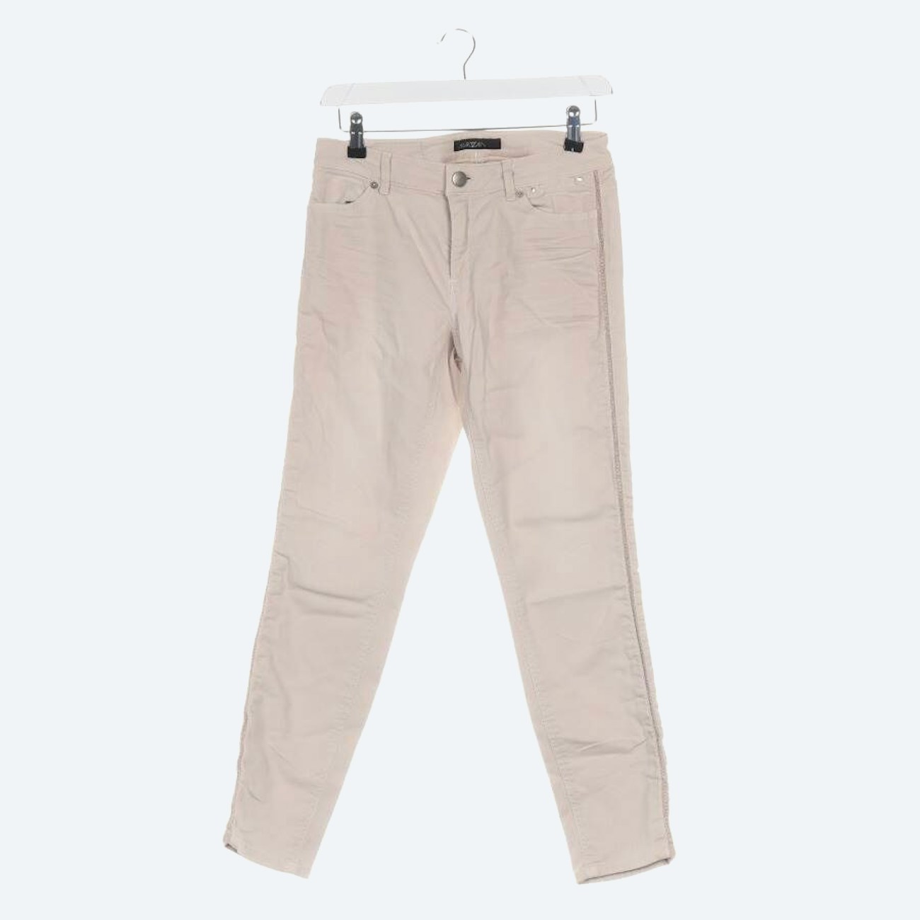 Image 1 of Jeans Skinny 36 Beige in color White | Vite EnVogue