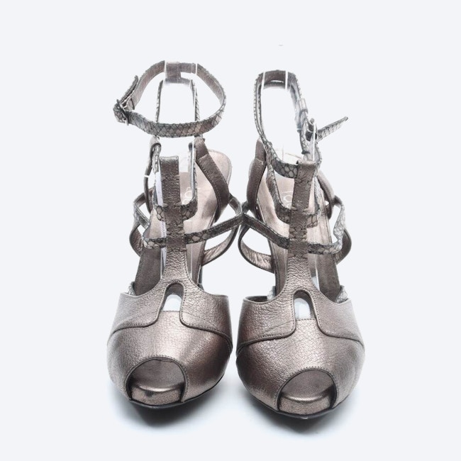 Image 2 of Heeled Sandals EUR 37 Dark Gray in color Gray | Vite EnVogue