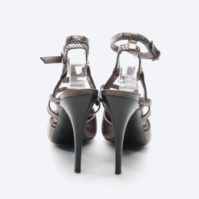 Image 3 of Heeled Sandals EUR 37 Dark Gray in color Gray | Vite EnVogue