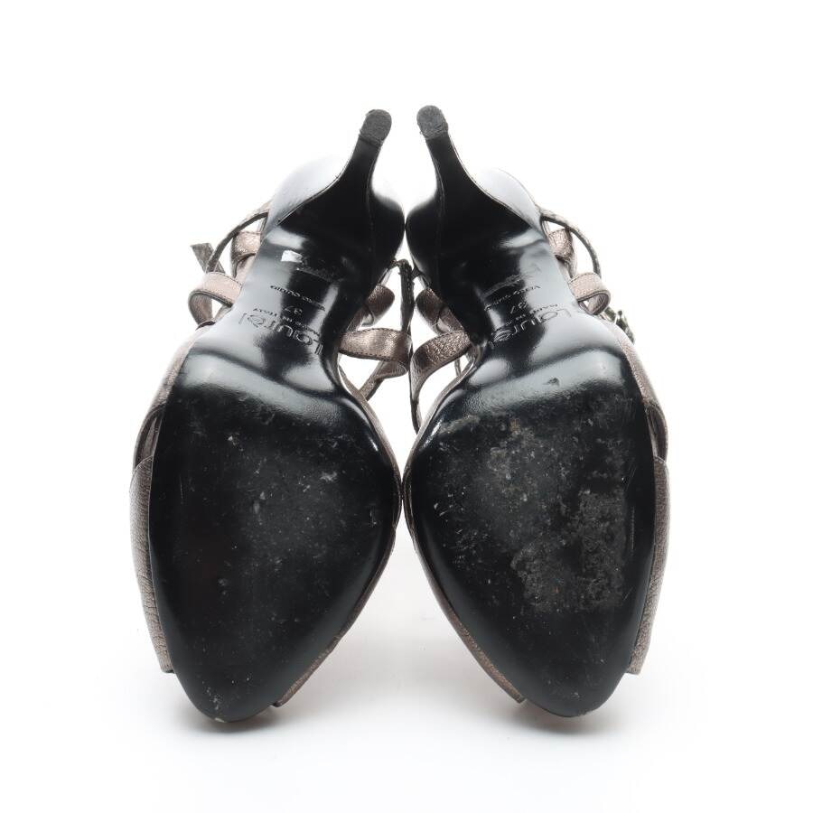 Image 4 of Heeled Sandals EUR 37 Dark Gray in color Gray | Vite EnVogue