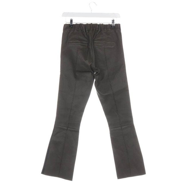 Leather Pants 36 Darkgreen | Vite EnVogue