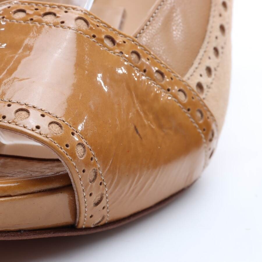 Image 5 of Heeled Sandals EUR 36.5 Camel in color Brown | Vite EnVogue
