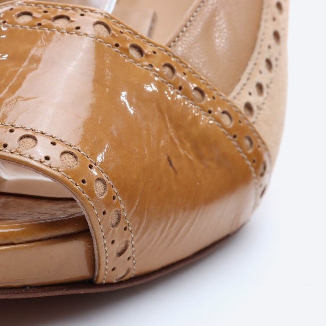 Image 5 of Heeled Sandals EUR 36.5 Camel in color Brown | Vite EnVogue