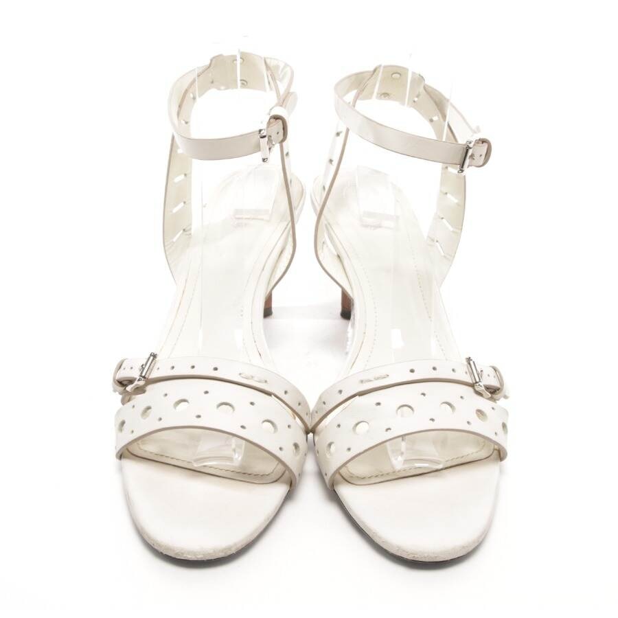 Image 2 of Heeled Sandals EUR 41 White in color White | Vite EnVogue