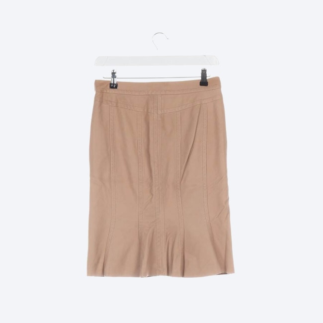 Image 2 of Leather Skirt 38 Light Brown in color Brown | Vite EnVogue
