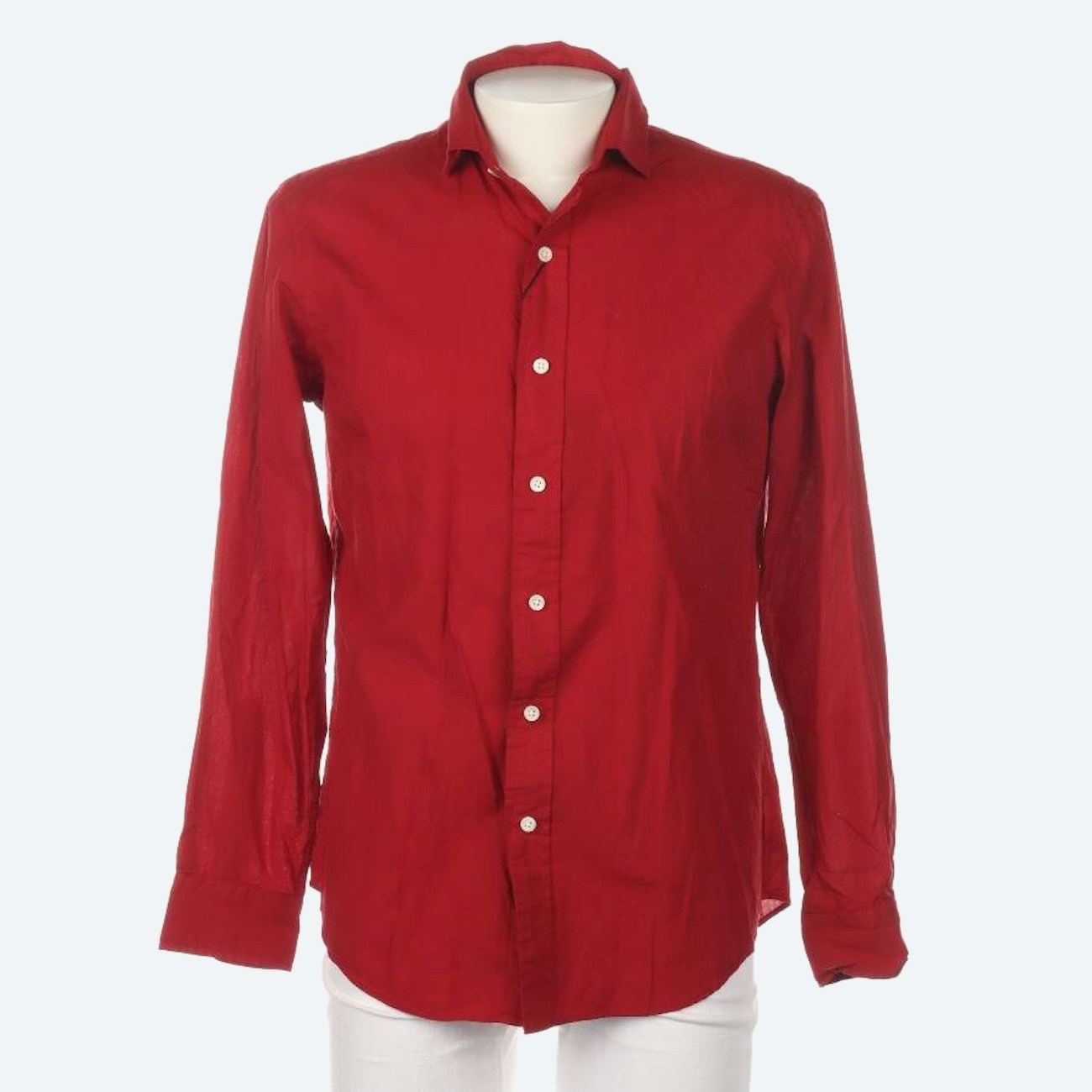 Image 1 of Casual Shirt M Bordeaux in color Red | Vite EnVogue