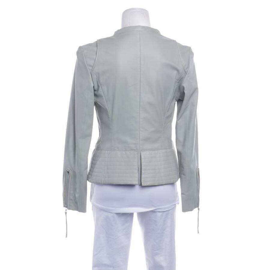 Image 2 of LeatherJacket 36 Light Gray in color Gray | Vite EnVogue