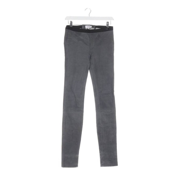 Image 1 of Leather Pants 32 Gray | Vite EnVogue