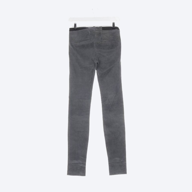 Image 2 of Leather Pants 32 Gray in color Gray | Vite EnVogue