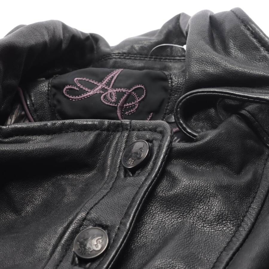 Image 3 of LeatherJacket 42 Black in color Black | Vite EnVogue