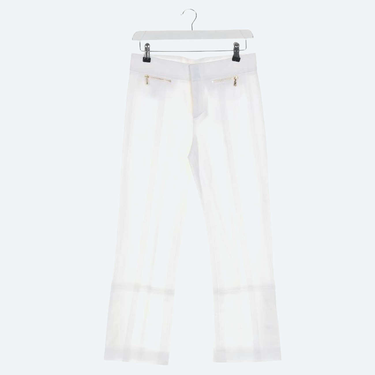 Image 1 of Trousers 34 White in color White | Vite EnVogue