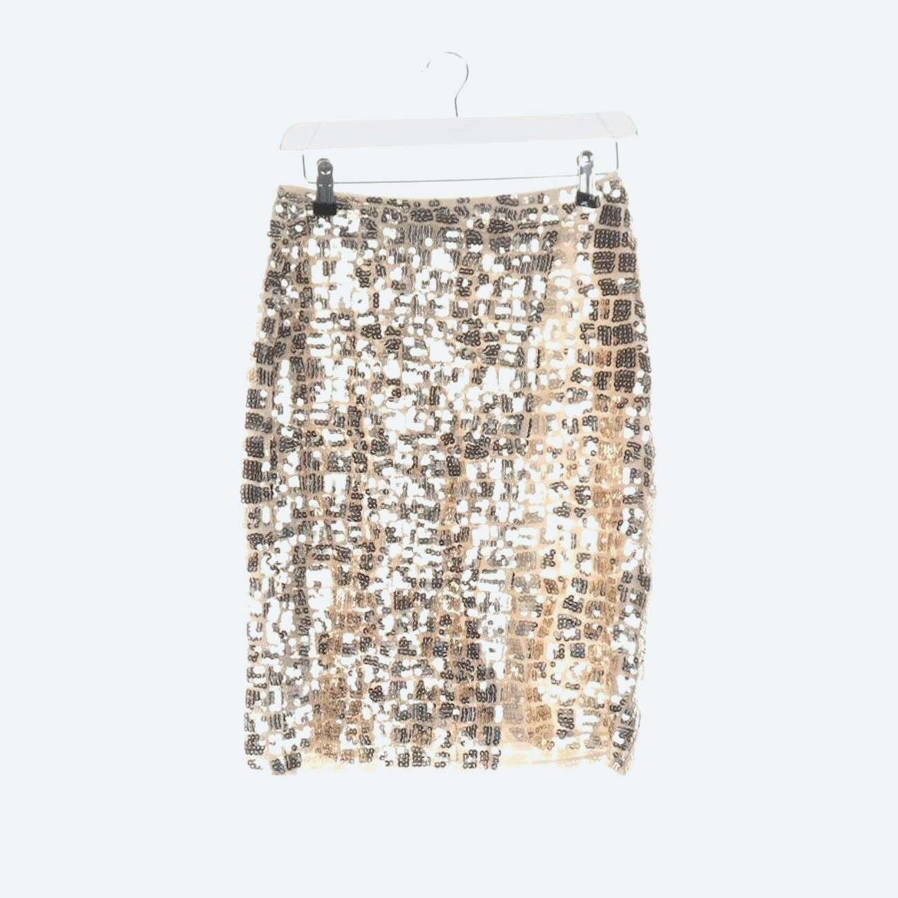 Image 1 of Skirt 34 Gold in color Metallic | Vite EnVogue