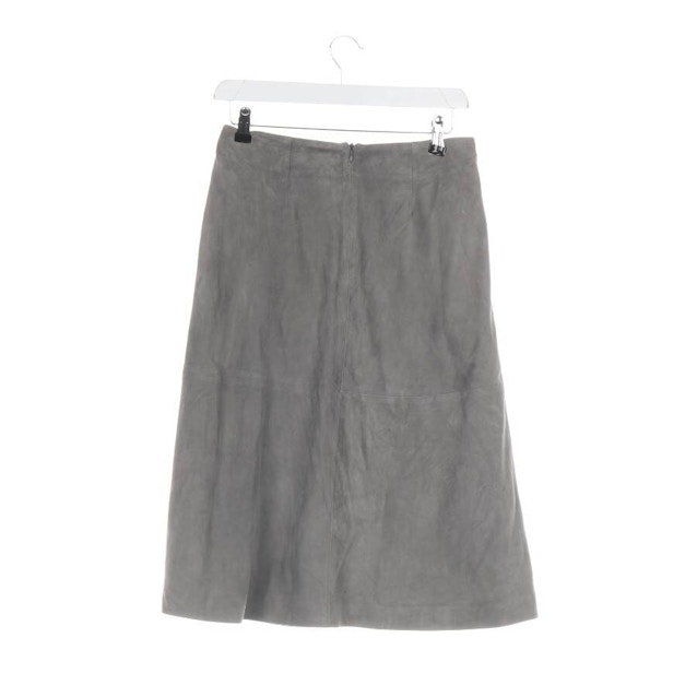Leather Skirt 2XS Light Gray | Vite EnVogue