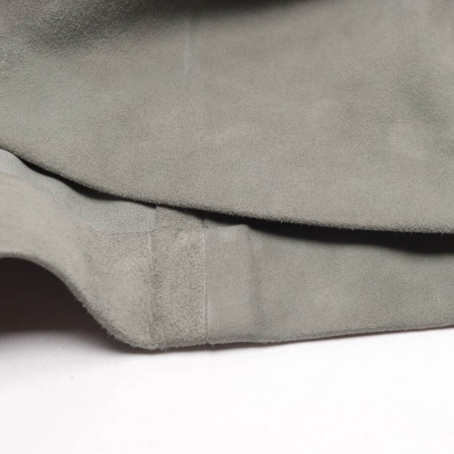 Image 3 of Leather Skirt 2XS Light Gray in color Gray | Vite EnVogue