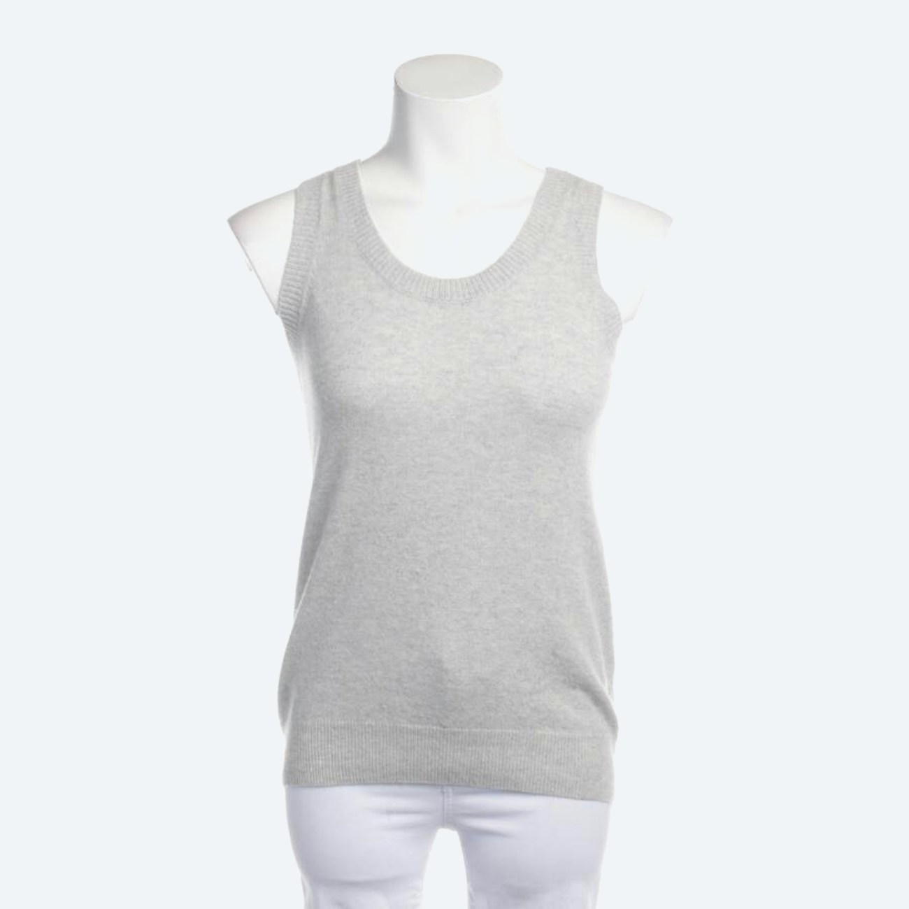 Image 1 of Cashmere Top M Light Gray in color Gray | Vite EnVogue