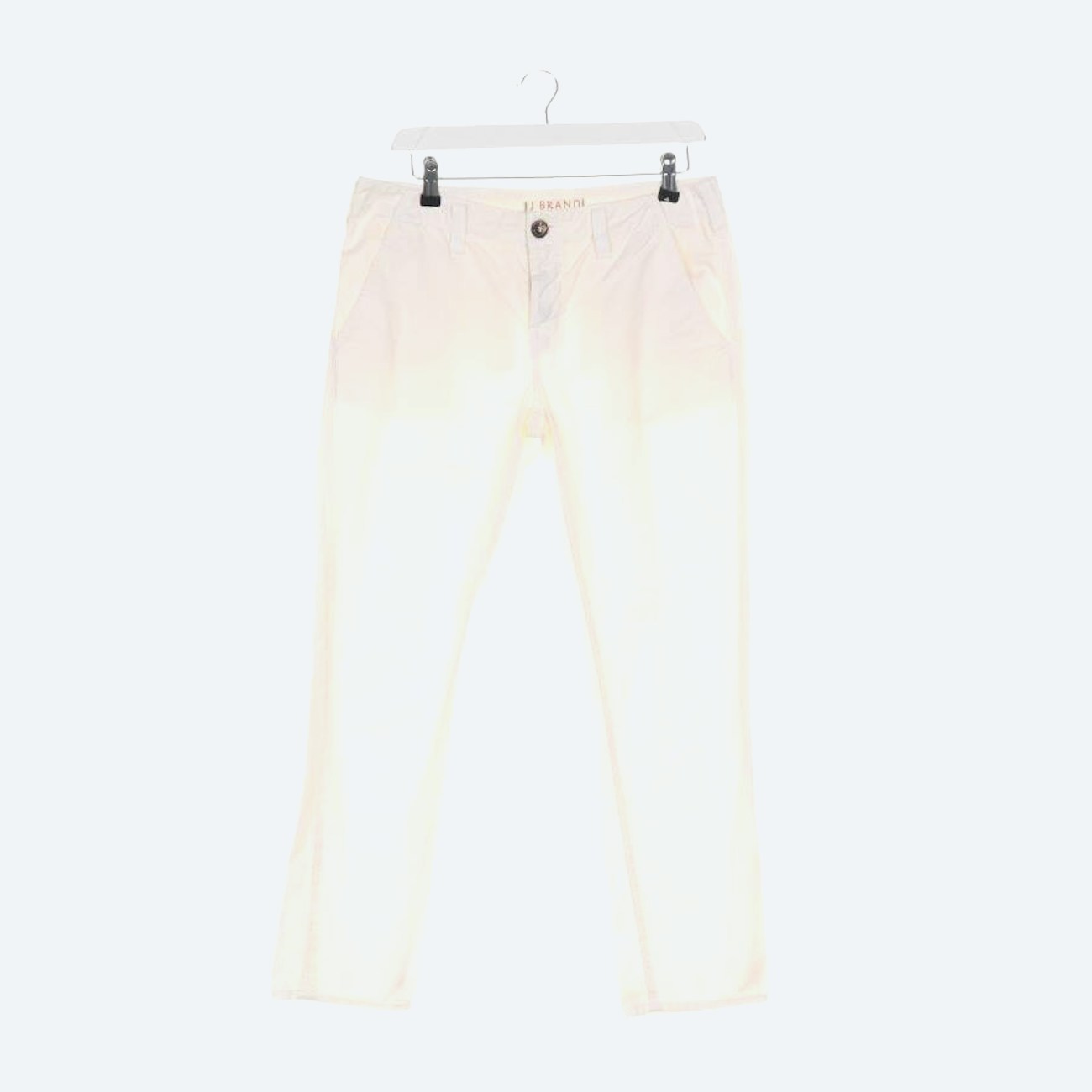 Image 1 of Trousers W27 Cream in color White | Vite EnVogue