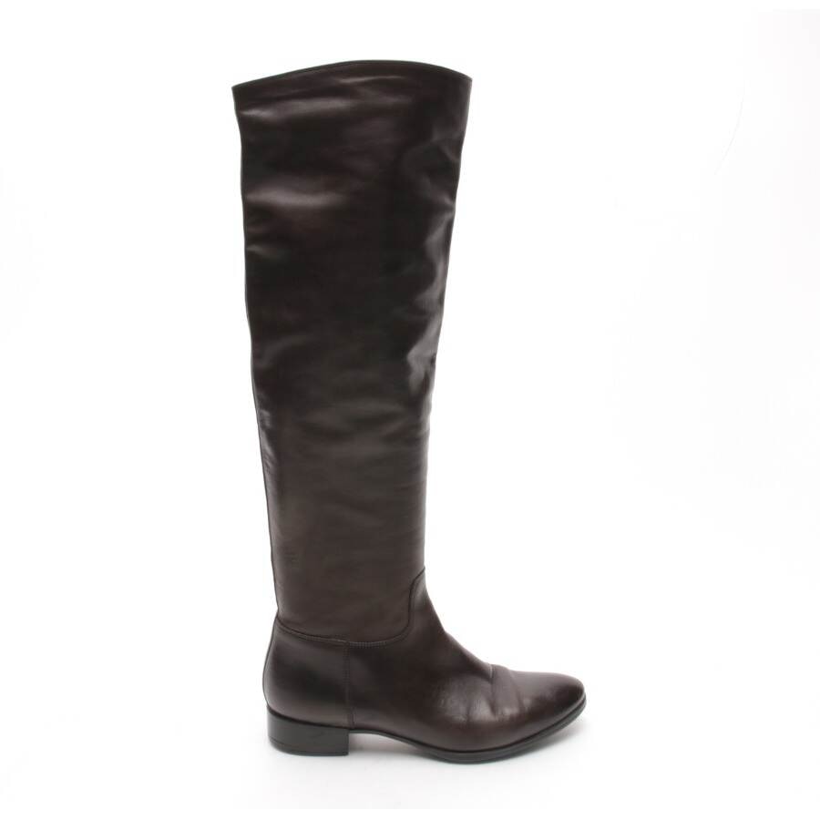 Image 1 of Boots EUR 39 Dark Brown in color Brown | Vite EnVogue