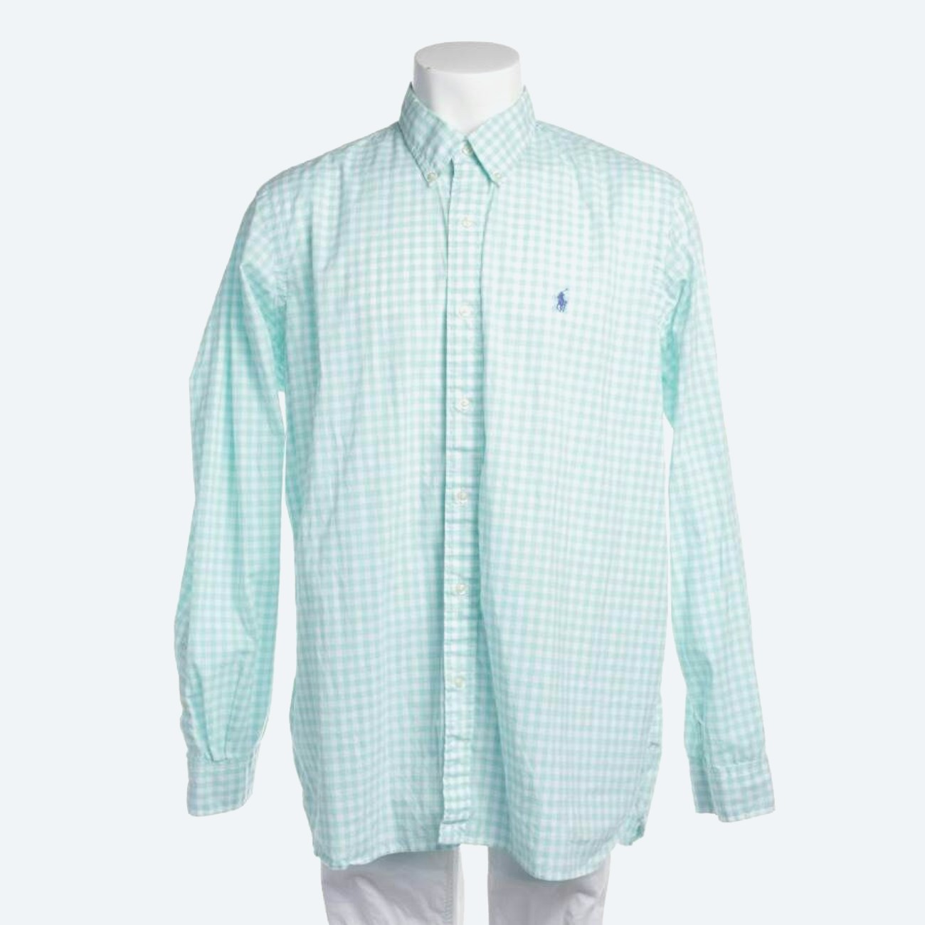 Image 1 of Casual Shirt XL Light Green in color Green | Vite EnVogue