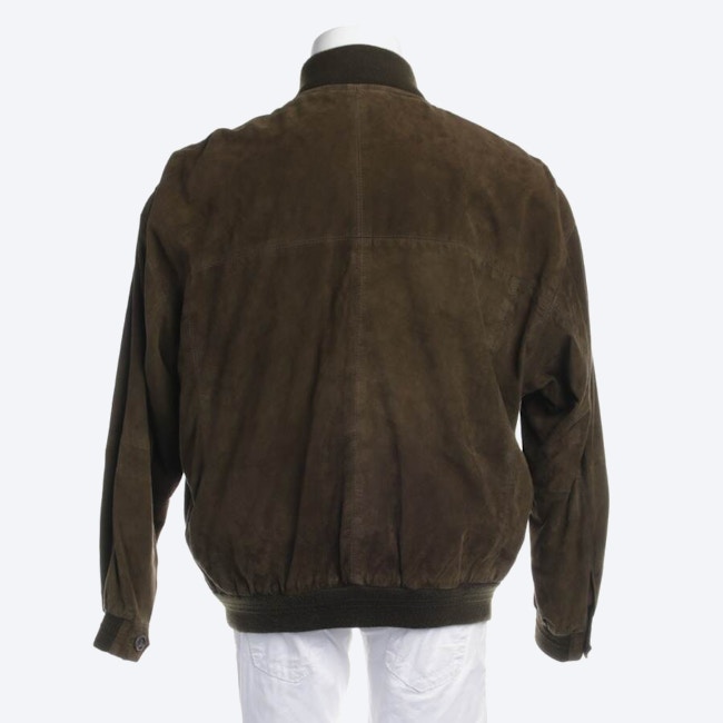 Image 2 of Leather Jacket 25 Darkgreen in color Green | Vite EnVogue