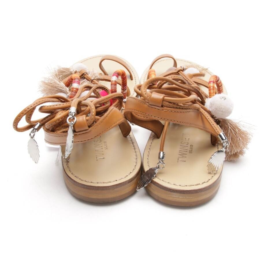 Image 3 of Strappy Sandals EUR 40 Brown in color Brown | Vite EnVogue