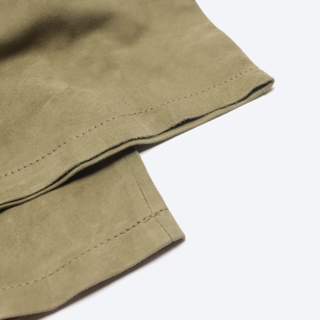 Image 3 of Leather Pants 36 Olive Green in color Green | Vite EnVogue