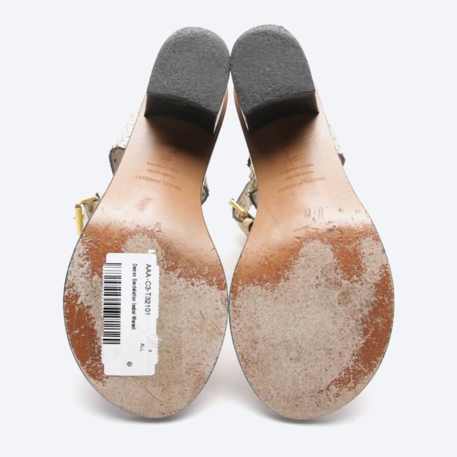 Image 4 of Heeled Sandals EUR38 Cream in color White | Vite EnVogue