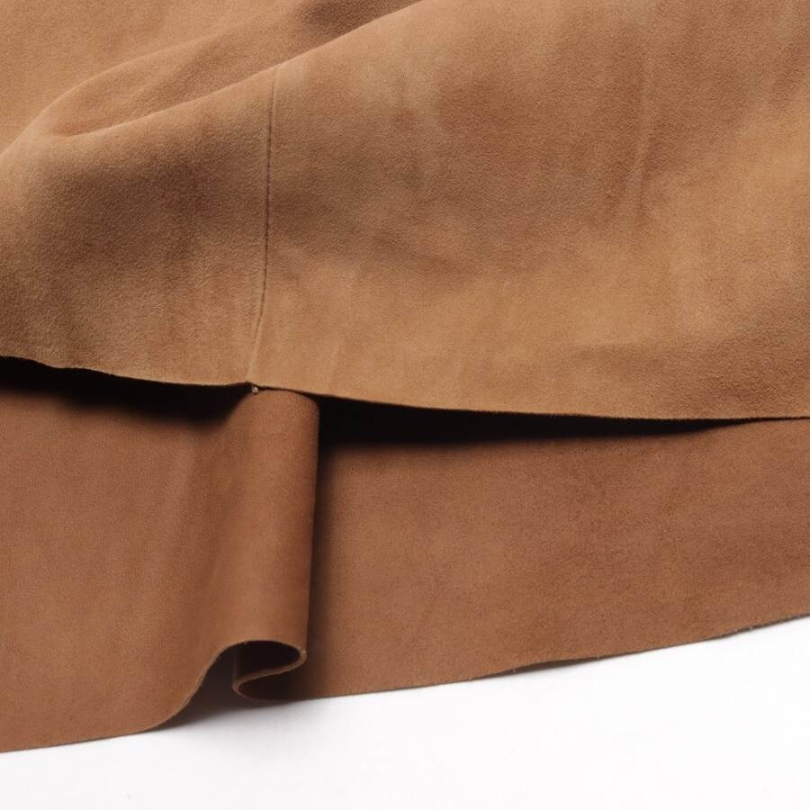 Image 3 of Leather Skirt 44 Camel in color Brown | Vite EnVogue