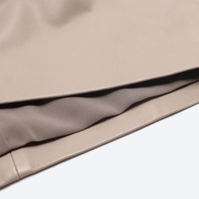 Image 3 of Leather Skirt 32 Light Brown in color Brown | Vite EnVogue