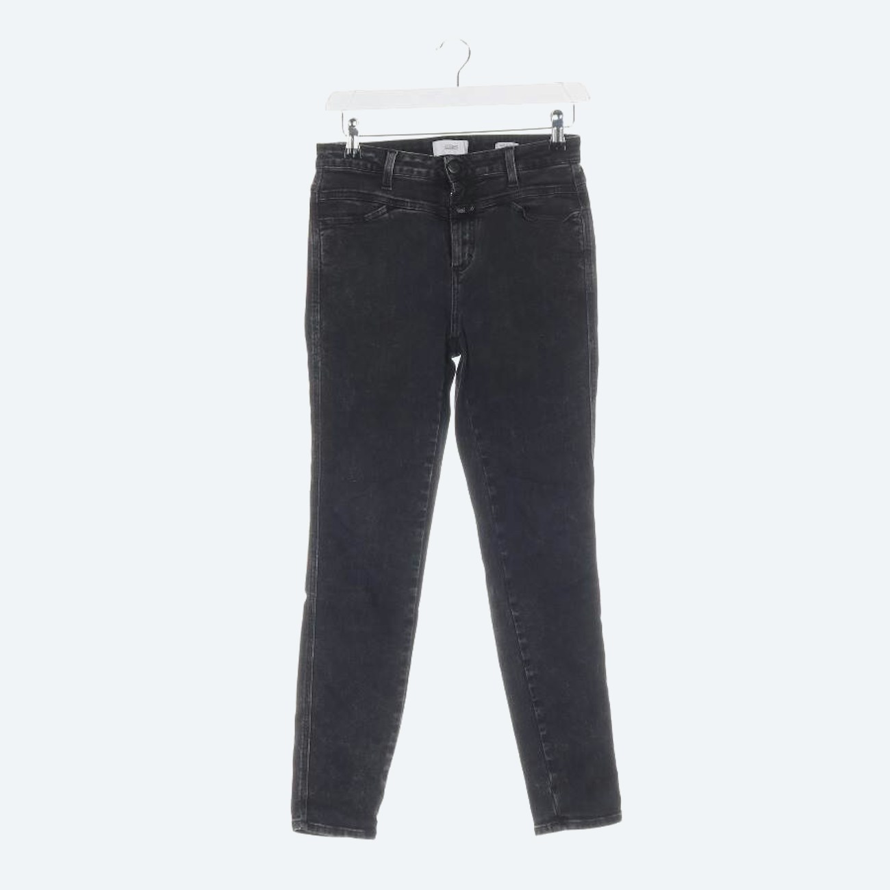 Image 1 of Jeans Skinny W27 Dark Gray in color Gray | Vite EnVogue