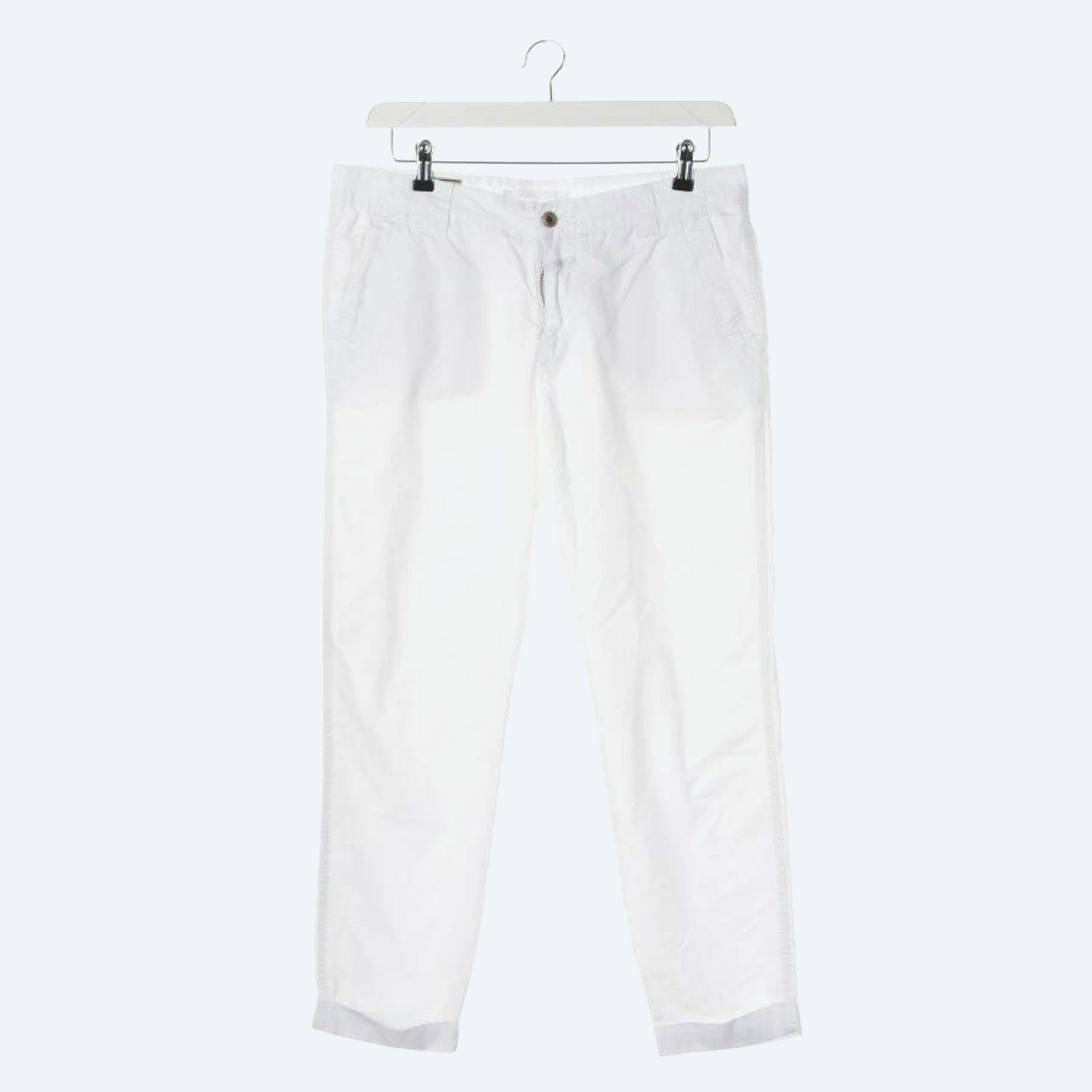 Image 1 of Trousers 46 White in color White | Vite EnVogue
