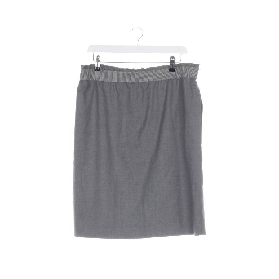 Image 1 of Skirt 2XL Light Gray in color Gray | Vite EnVogue