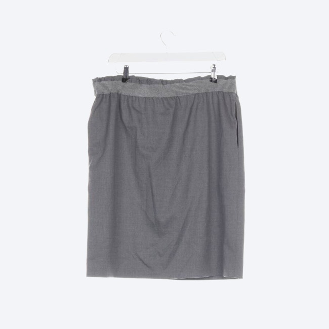 Image 2 of Skirt 2XL Light Gray in color Gray | Vite EnVogue