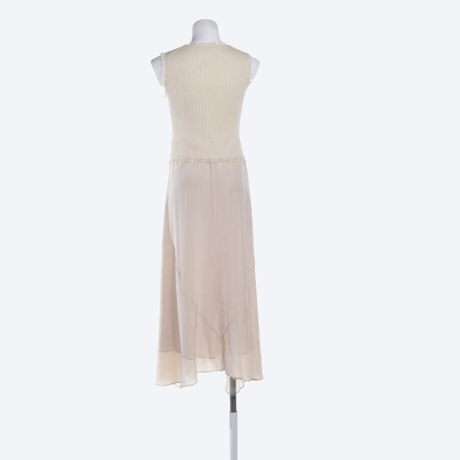 Image 2 of Silk Dress 34 Beige in color White | Vite EnVogue