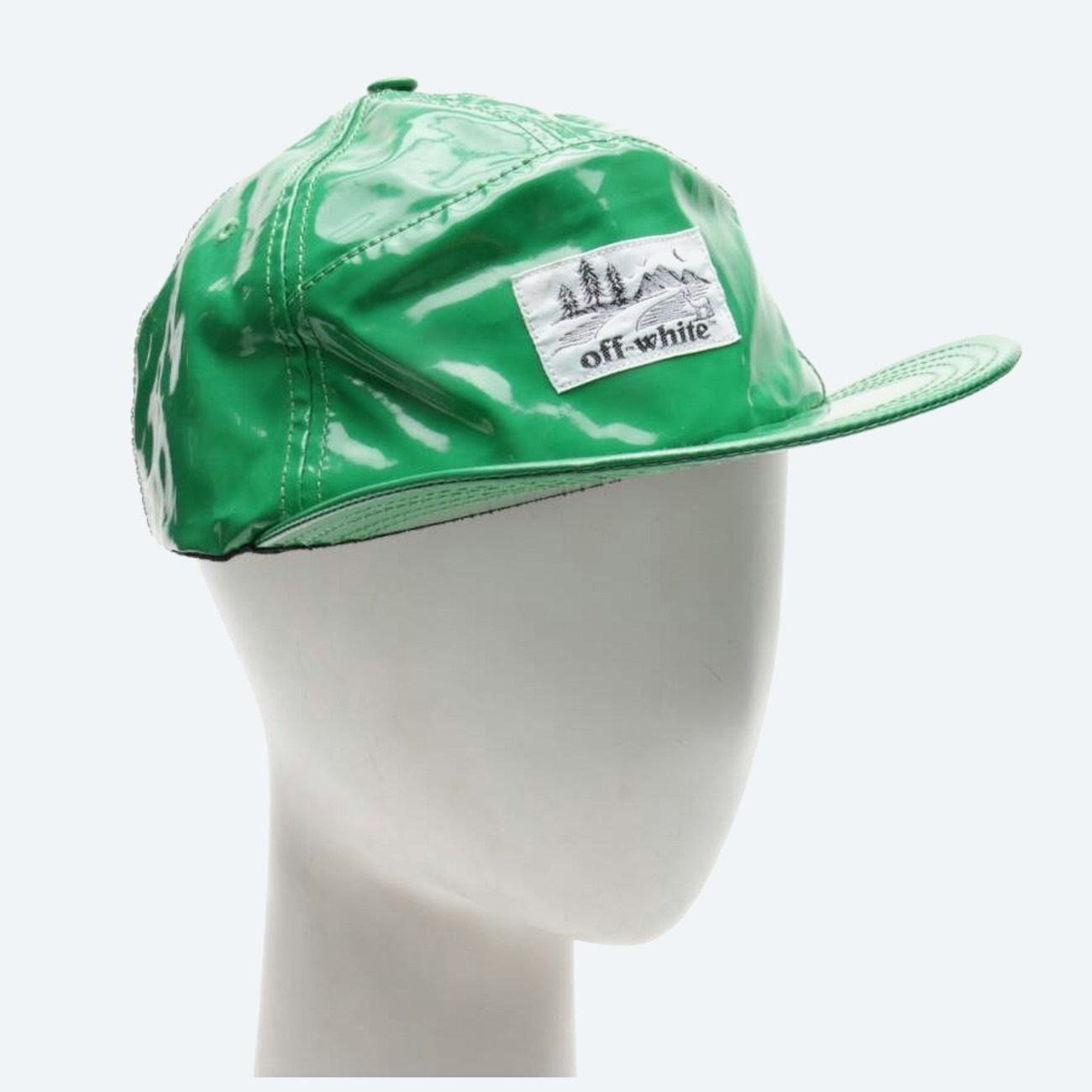 Image 1 of Peaked Cap Green in color Green | Vite EnVogue