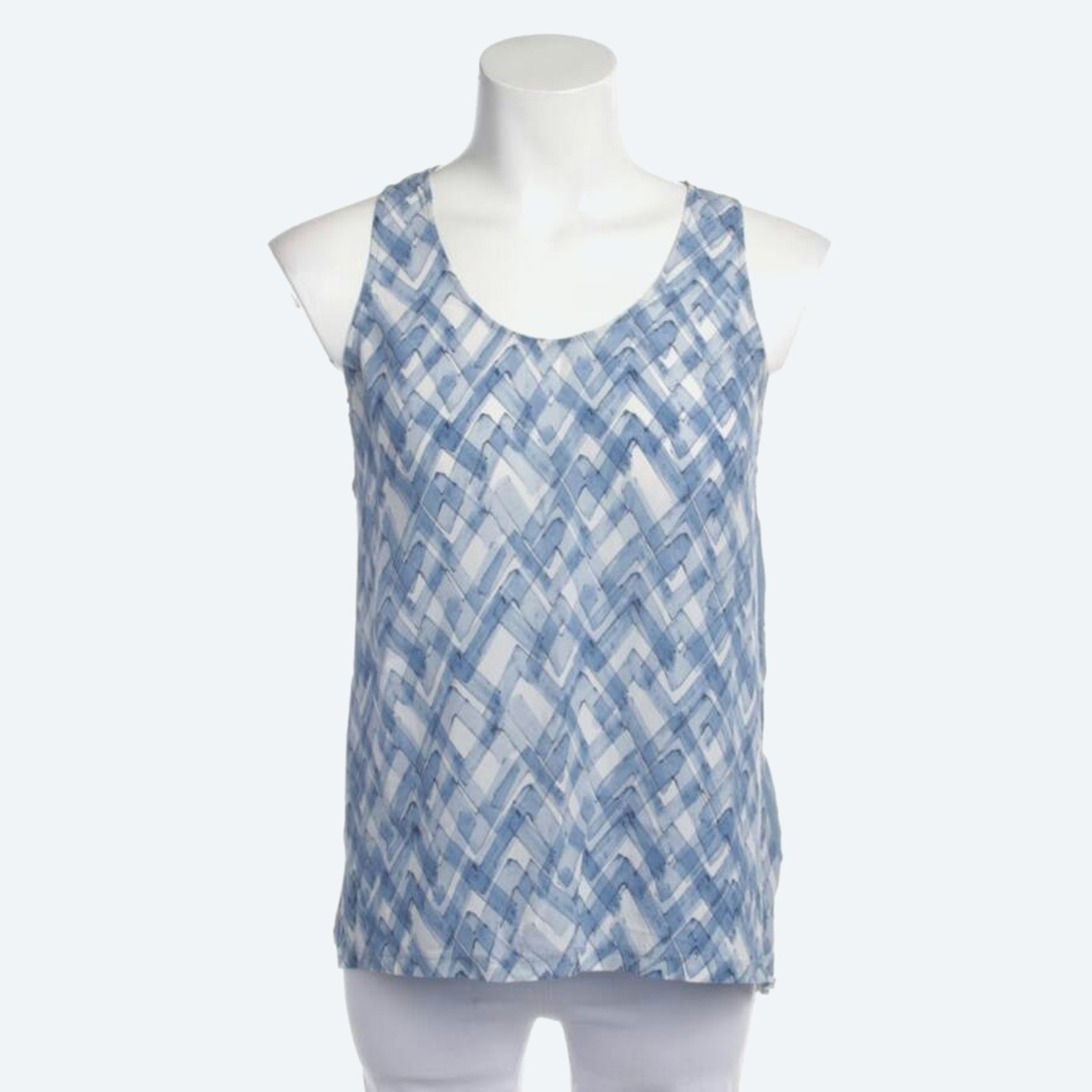 Image 1 of Silk Top S Skyblue in color Blue | Vite EnVogue