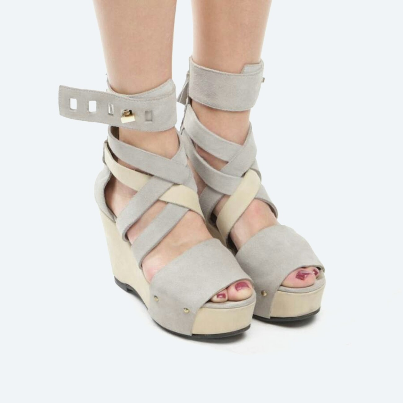 Image 1 of Wedges EUR 36 Gray in color Gray | Vite EnVogue