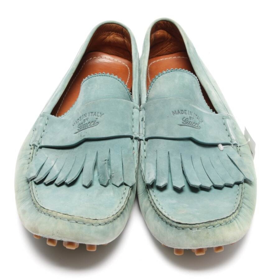 Image 2 of Loafers EUR 45 Turquoise in color Blue | Vite EnVogue