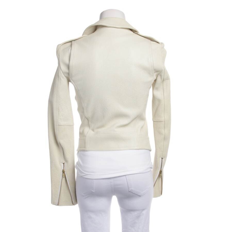 Image 2 of LeatherJacket S Cream in color White | Vite EnVogue